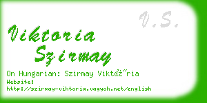 viktoria szirmay business card